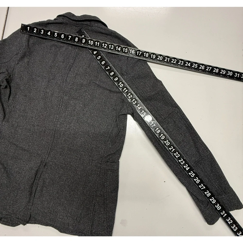 Banana Republic Blazer Mens 40R Gray Unstructured Modern Slim Fit‎ Jacket